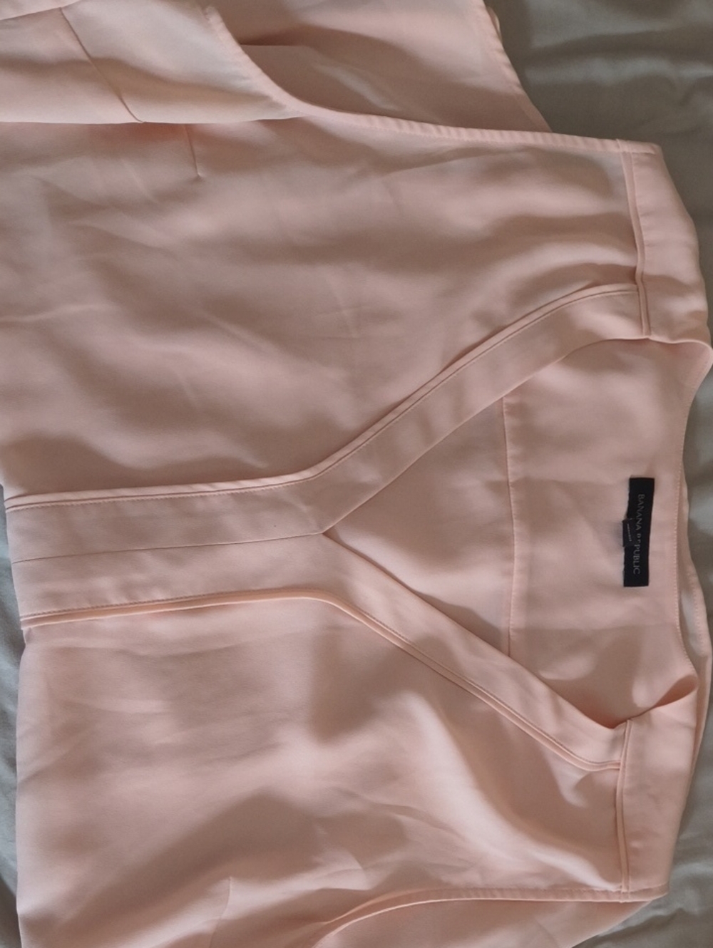 Banana Republic Pale Pink Tailored Top